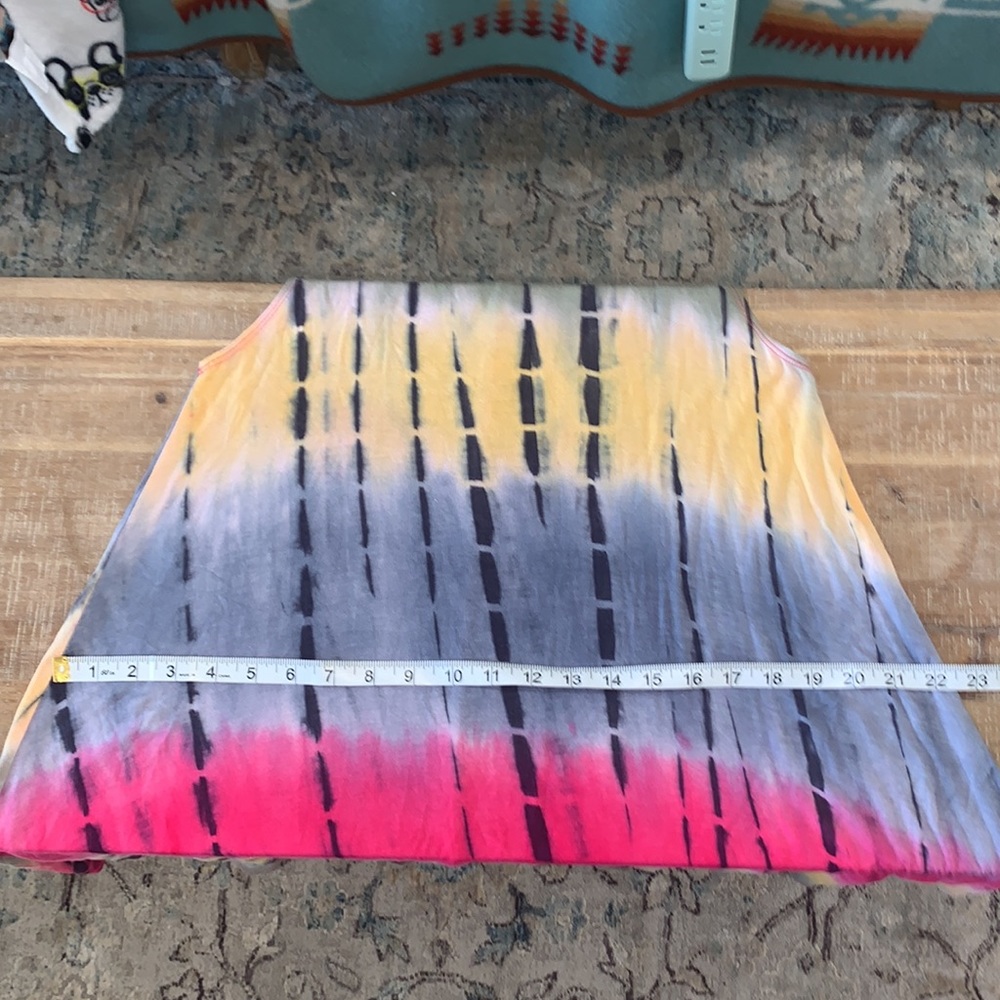 Bohemian Tie-Dye Style Flowy Summer Dress Small - Picture 12 of 16